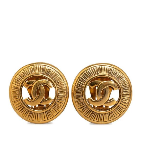 Chanel Handbags - Chanel Coco Mark Circle Earrings